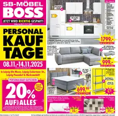 Vorschau von dem Prospekt des Geschäftes SB Möbel Boss, gültig ab dem 08.11.2025