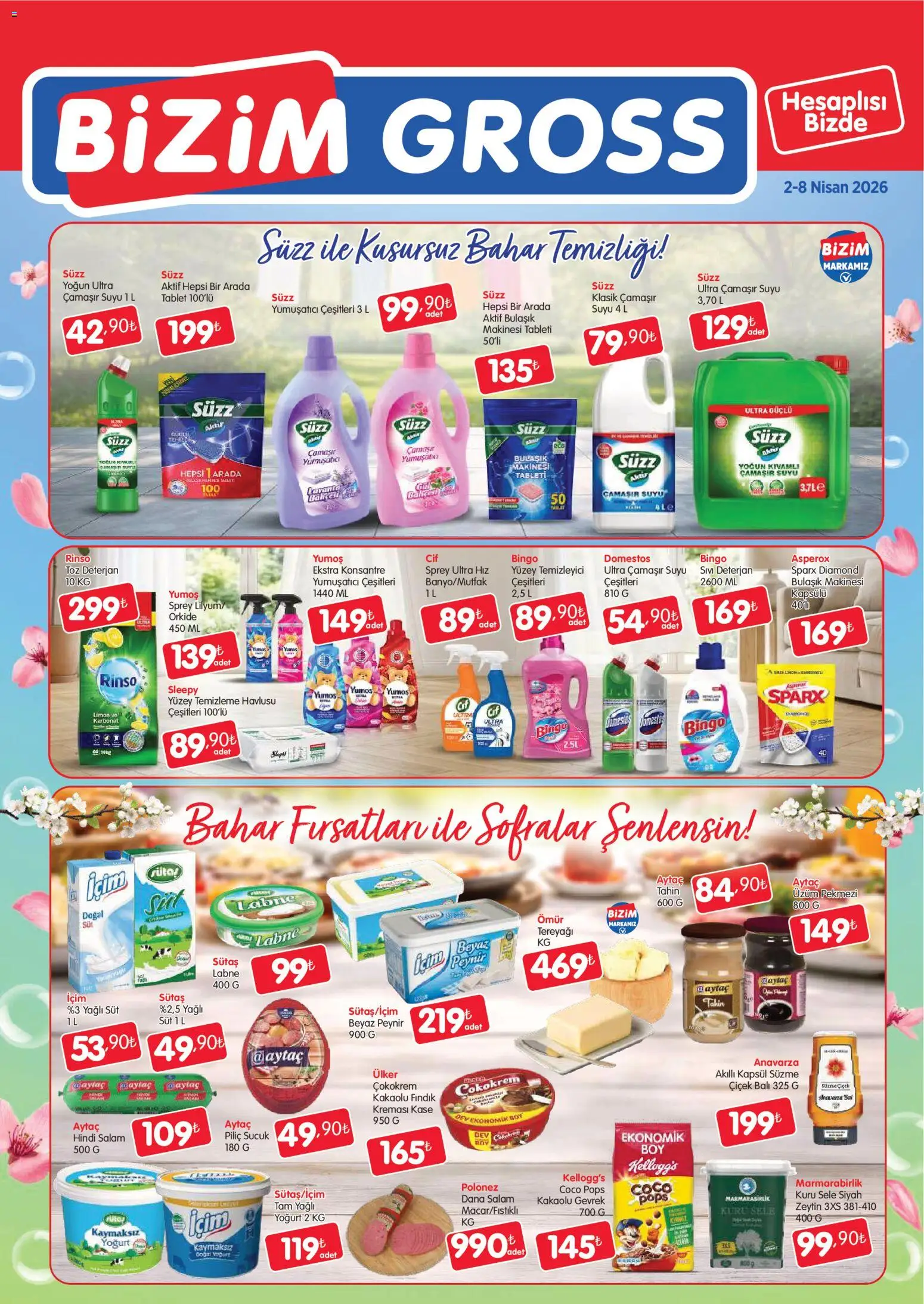 Bizim Toptan Bizim Toptan - Bizim Gross Fırsat Bülteni 02.04.2026 - Broşürünün önizlemesi