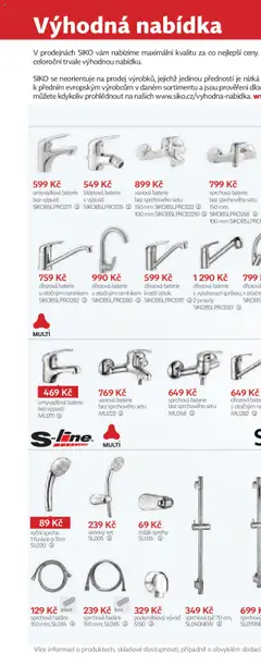 Náhled nabídky: Siko koupelny Katalog Koupelny 2024/2025 platný od 23.10.2024 | Strana: 506
