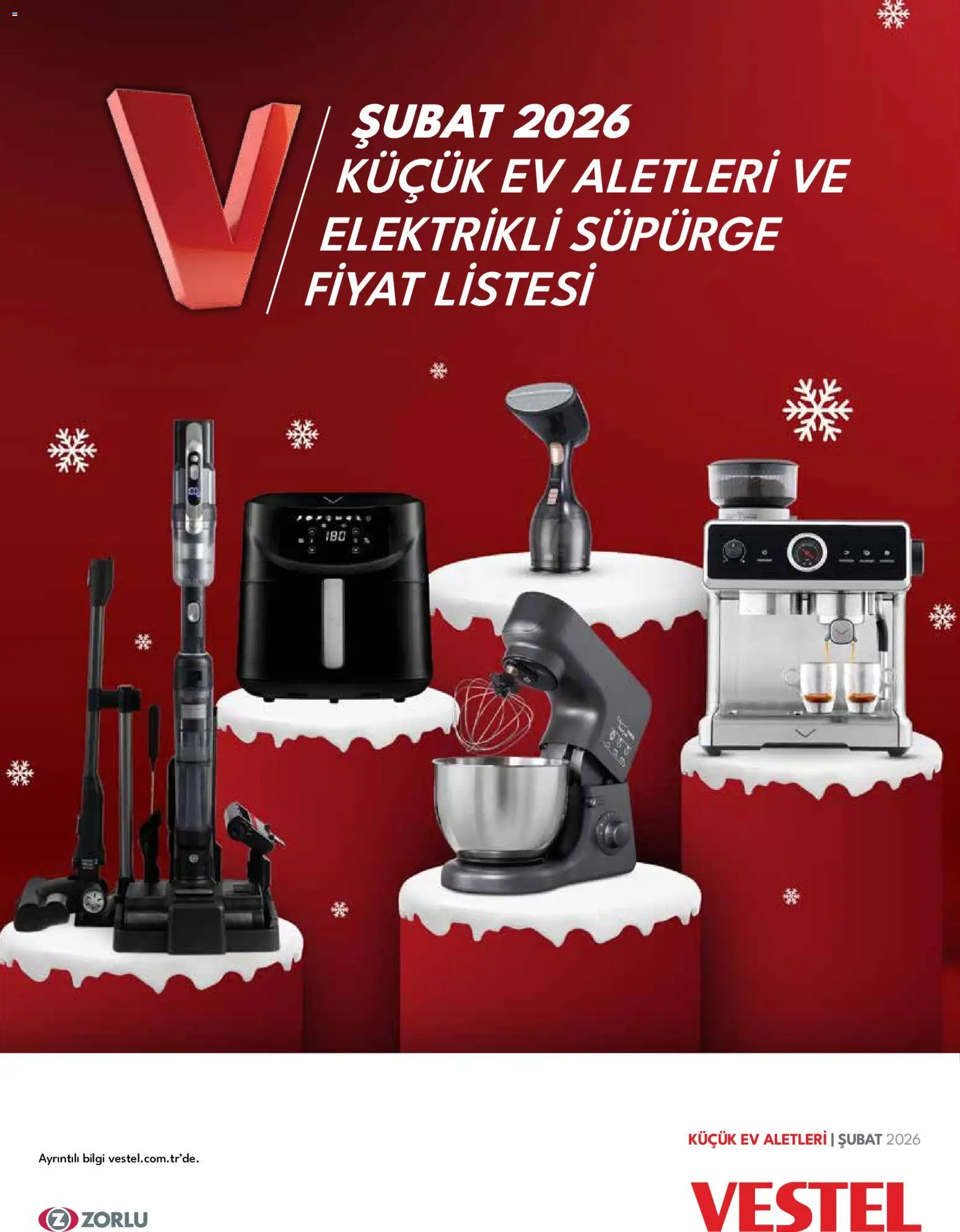 Vestel Küçük Ev Aletleri 17.02.2026 - Broşürünün önizlemesi