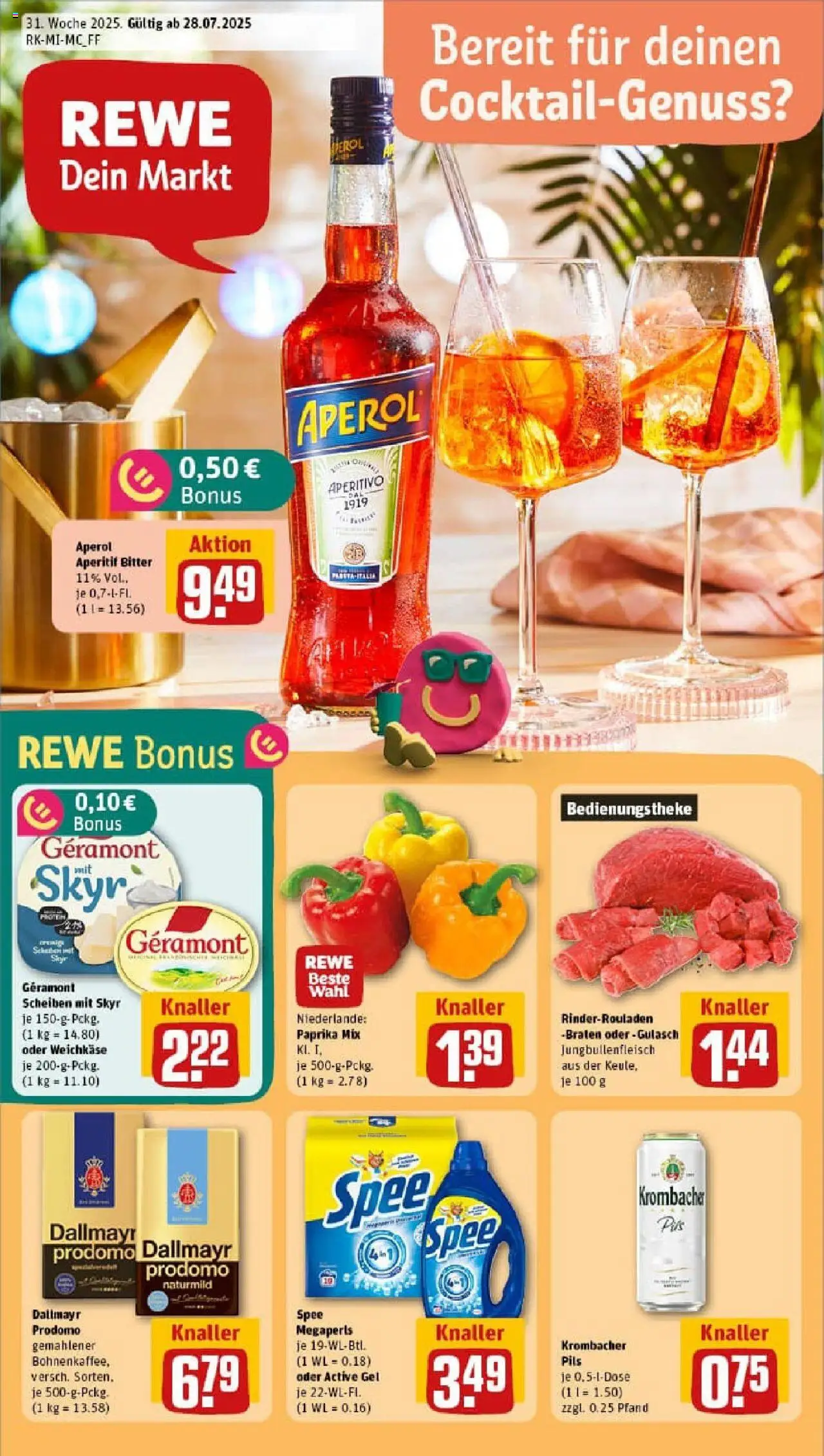 REWE Prospekt ab 27.07.2025 nächste Woche - Prospekt Dreieich / Götzenhain	