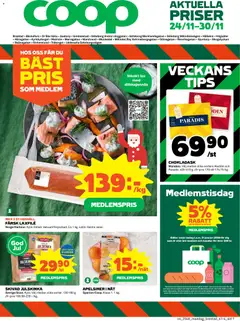 Förhandsgranska reklamblad Uddevalla från butik Coop gäller från 24/11/2025