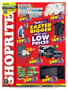 Preview of Shoprite flyer valid from 23/03/2026
