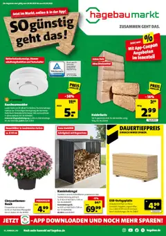 Vorschau von dem Prospekt des Geschäftes Hagebau, gültig ab dem 30.08.2025