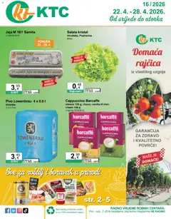 Pregled letka KTC Katalog trgovine KTC vrijedi od 22.04.2026