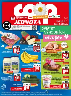 Náhľad COOP Jednota letáku platného od 31.03.2026