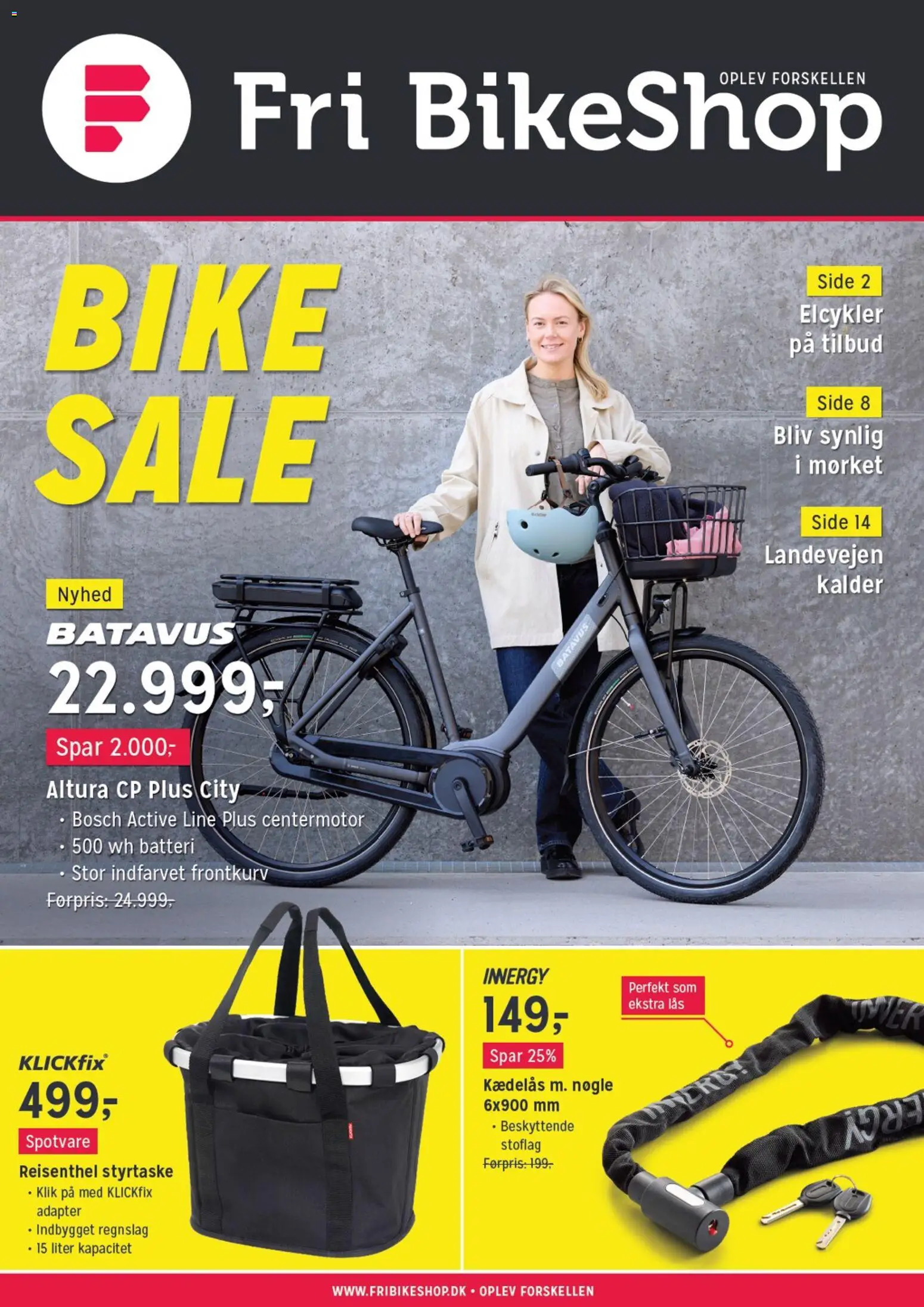 Eksempel på tilbudsavis Tilbudsavis fra butik Fri BikeShop gyldig fra 13/01/2026