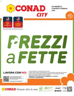 Anteprima dell'opuscolo Volantino City Lombardia dal negozio Conad valido da 23/01/2026