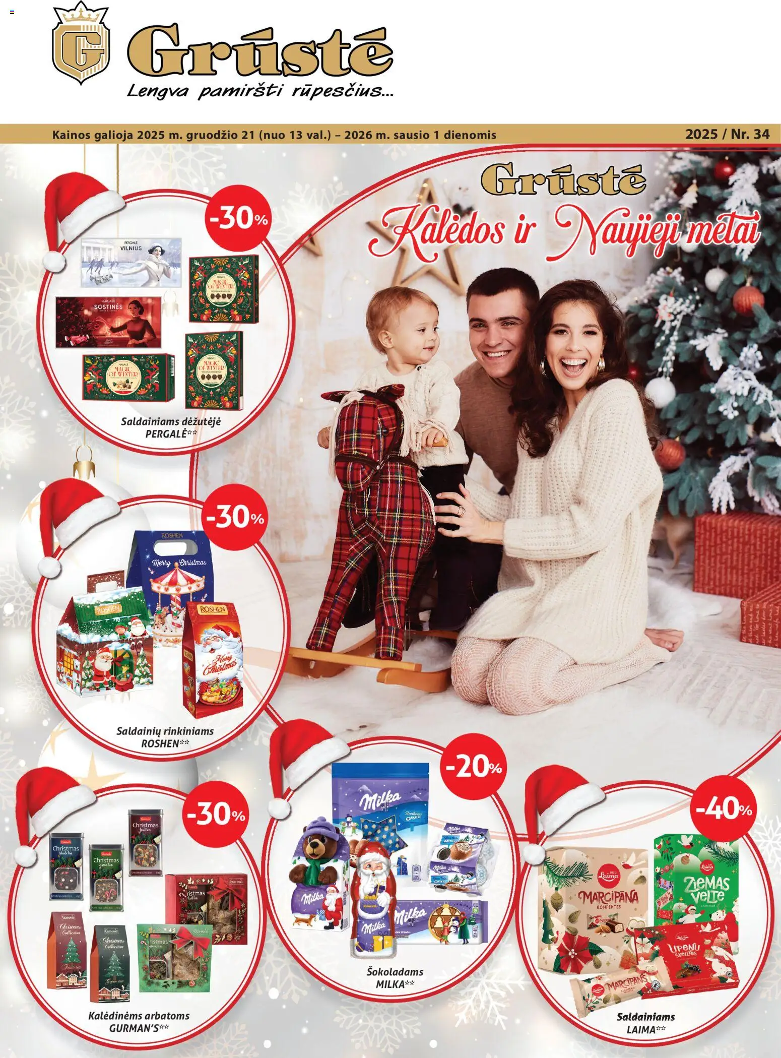 GRUSTE parduotuvės leidinio Leidinys galiojančio nuo 2025.12.21 peržiūra
