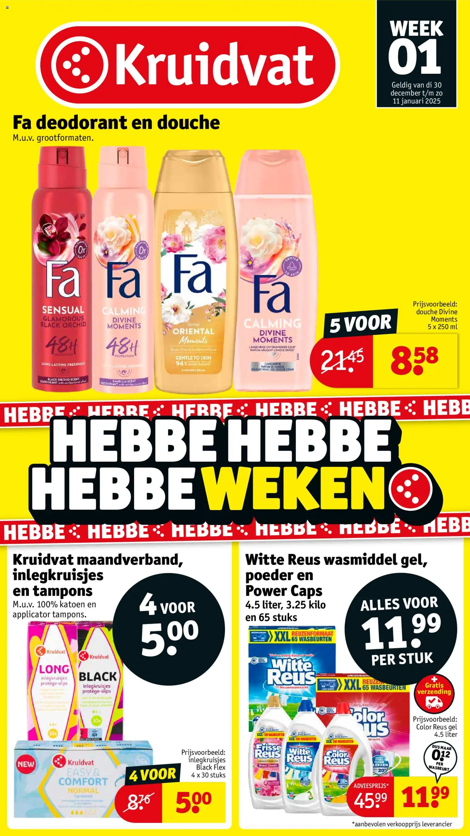 Voorbeeld van Folder week 1 van winkel Kruidvat geldig vanaf 30-12-2025