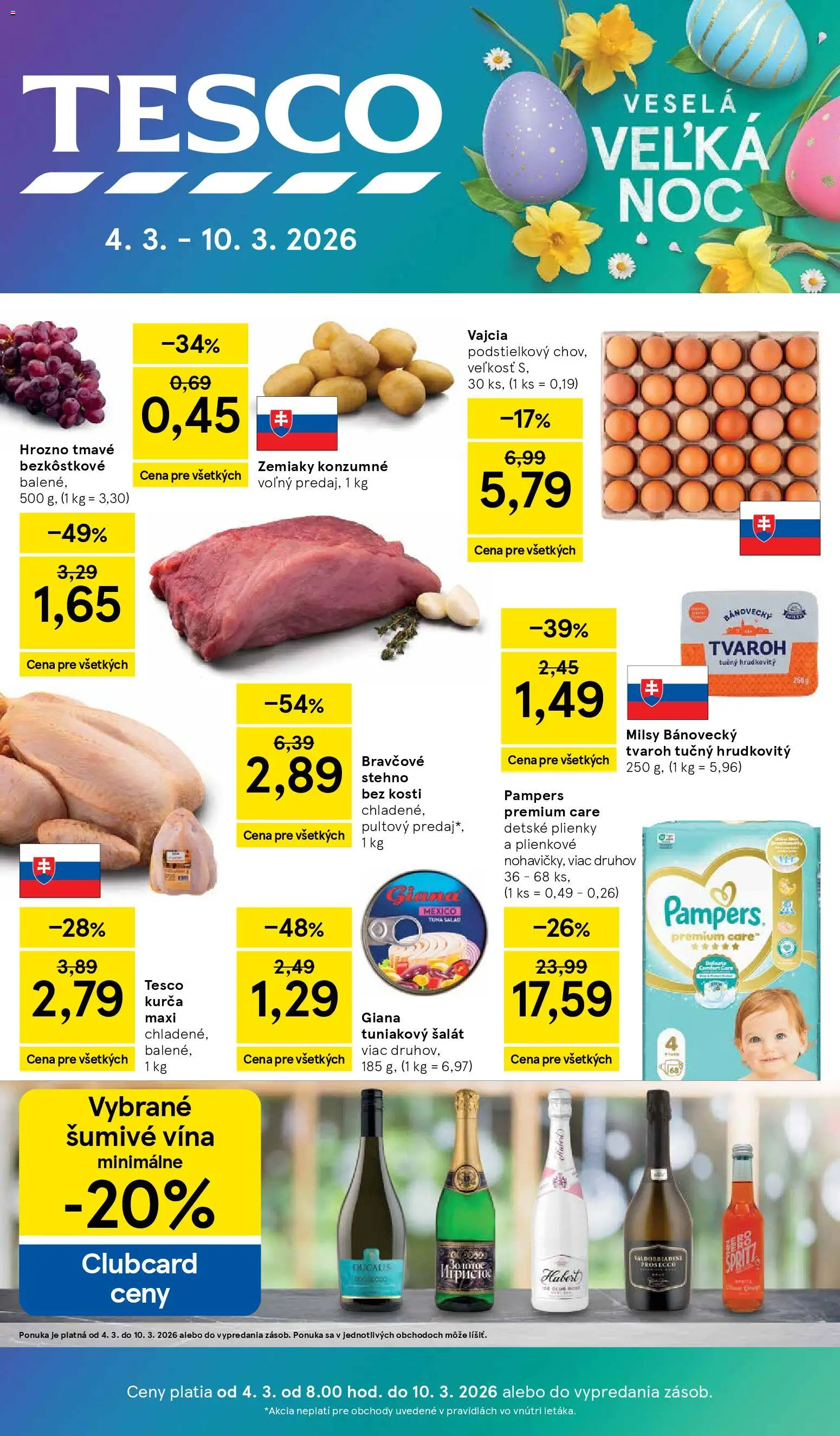 Náhľad Tesco letáku platného od 04.03.2026