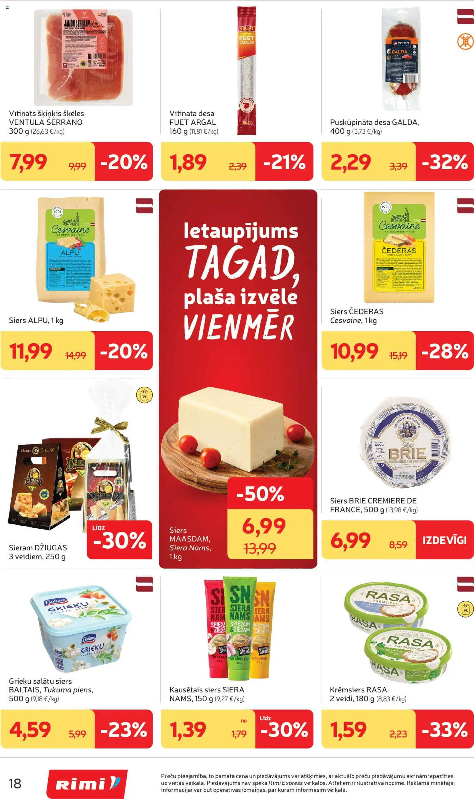 Skatīt Rimi akciju bukletu, derīgs no 2025.12.09