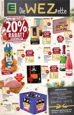 Vorschau von dem Prospekt des Geschäftes WEZ, gültig ab dem 22.12.2025