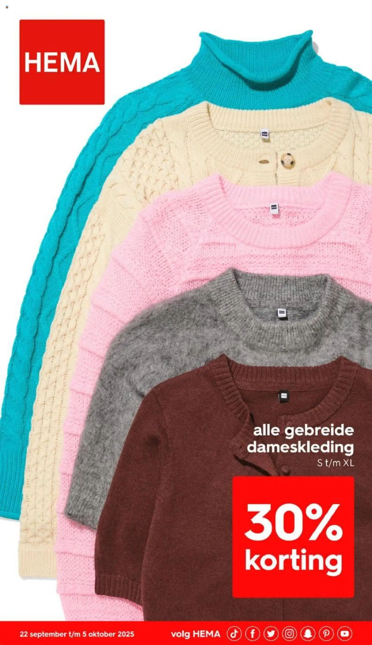 Hema shop Folder geldig vanaf 22-09-2025 - Paginanummer 1