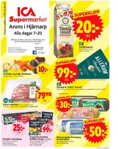 Förhandsgranska reklamblad Hjärnarp från butik ICA Supermarket gäller från 15/09/2025