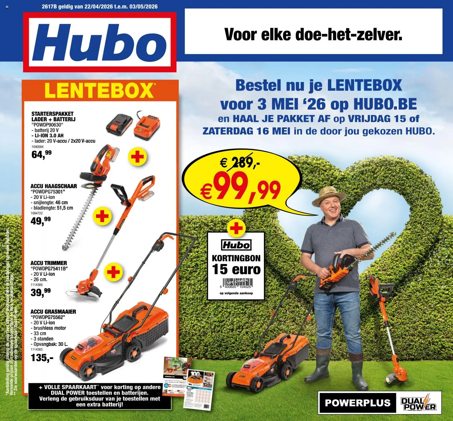 Voorbeeld van Hubo Folder van winkel Hubo geldig vanaf 22/04/2026