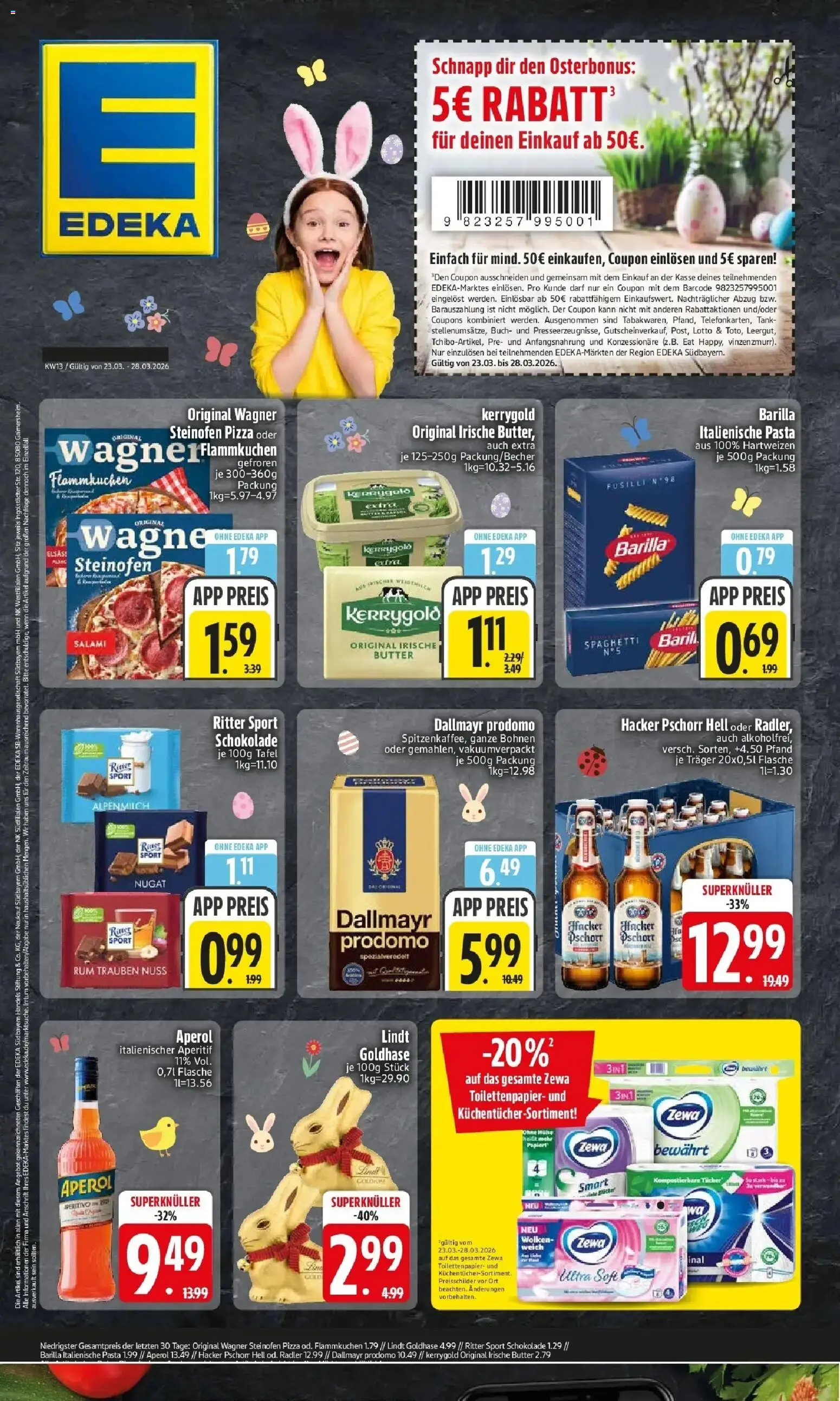 Vorschau von dem Prospekt des Geschäftes Edeka, gültig ab dem 23.03.2026