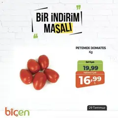 Biçen Market 29 Temmuz Bir İndirim 29.07.2025 - Broşürünün önizlemesi