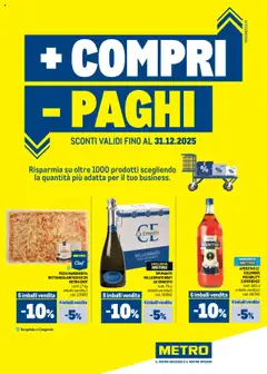 Anteprima dell'opuscolo Volantino Compri - Paghi dal negozio Metro valido da 09/10/2025