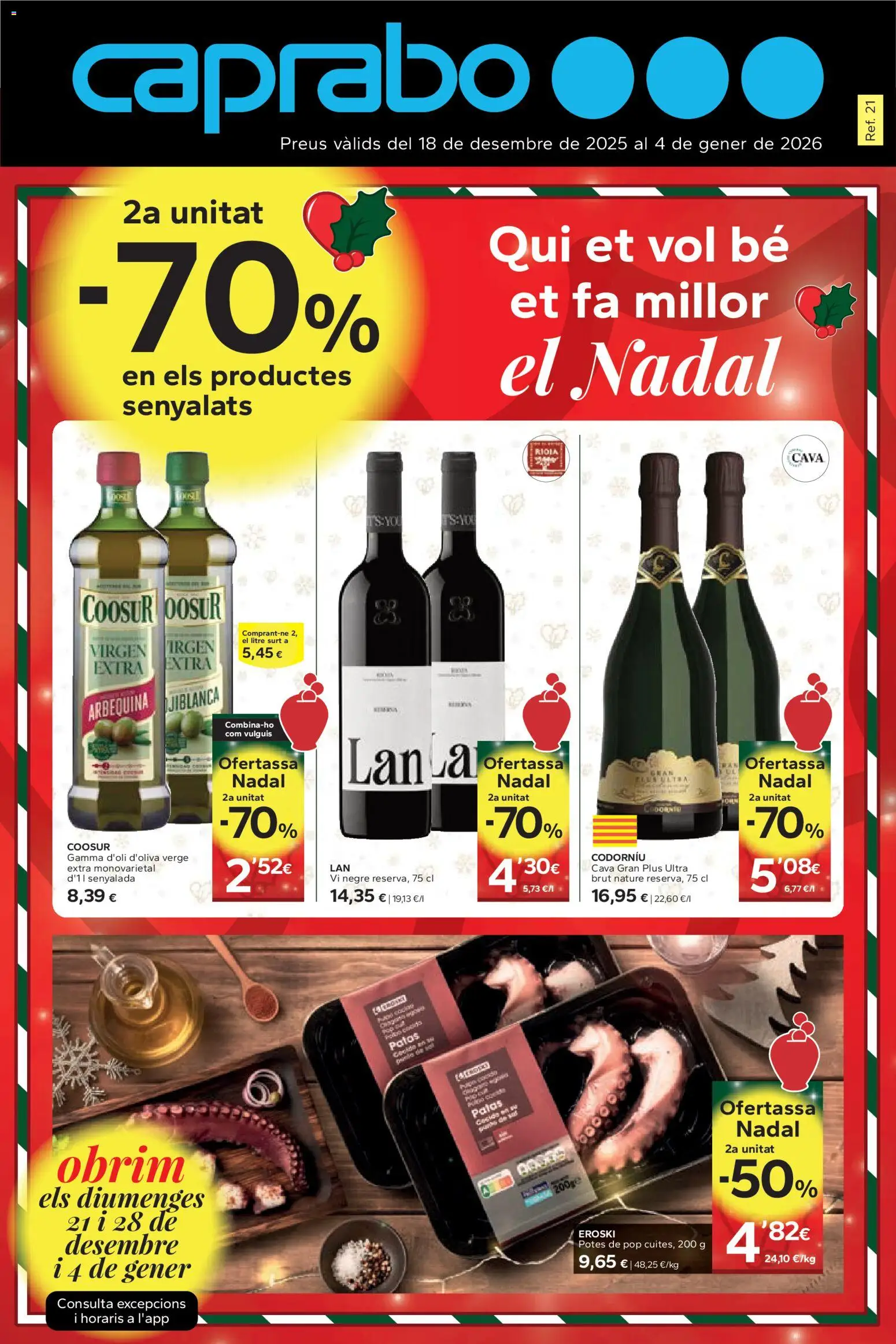 Vista previa del folleto de la tienda Caprabo válido desde el 18/12/2025 