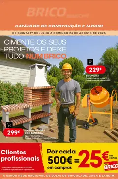 Pré-visualização do folheto da loja BricoMarché válida a partir de 17/07/2025