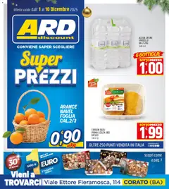 Anteprima dell'opuscolo Volantino Corato dal negozio ARD Discount valido da 01/12/2025