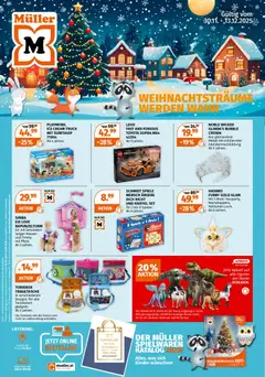Vorschau der Angebote: Müller Weihnachtsträume Werden Wahr gültig ab 30.11.2025