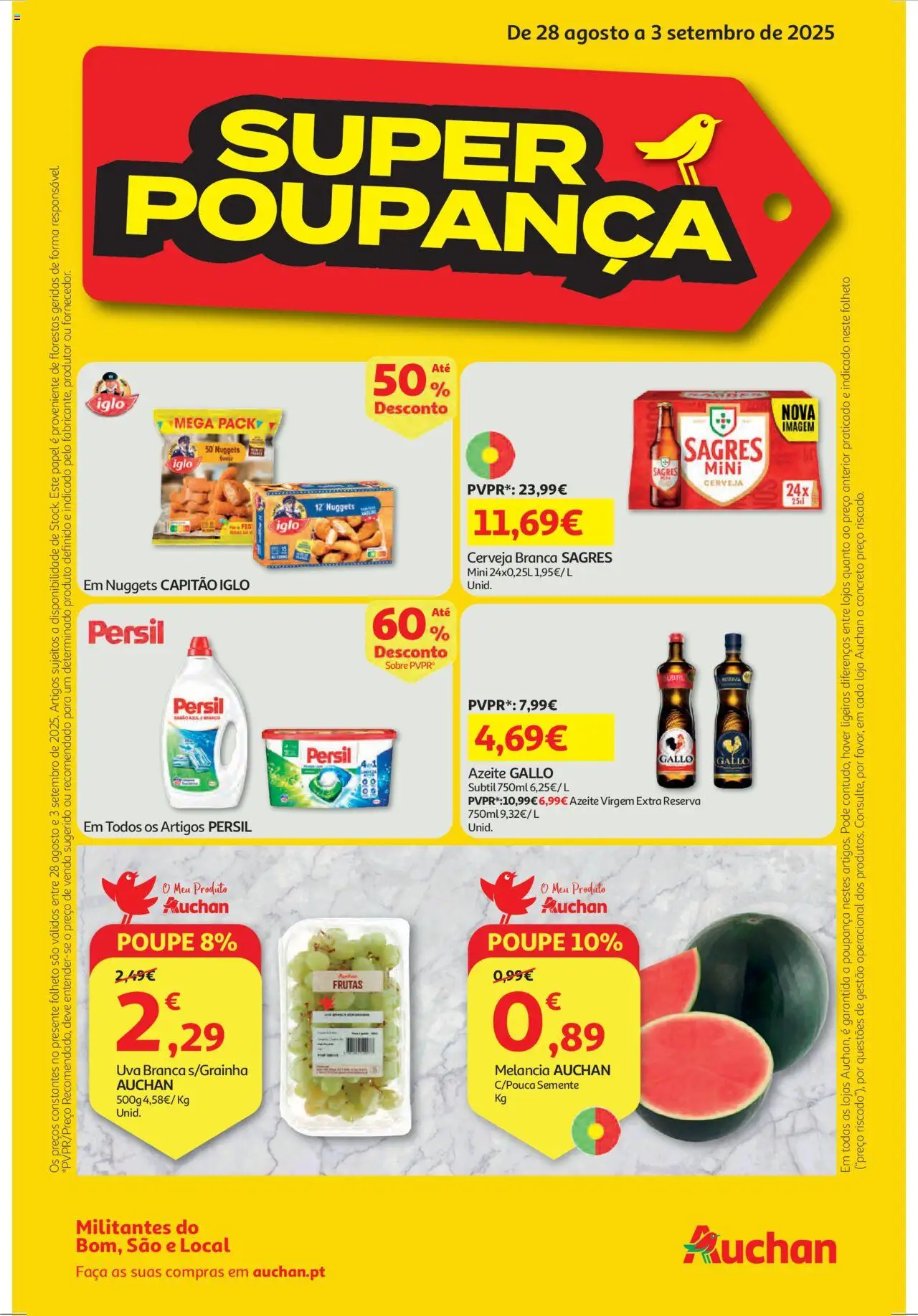 Auchan Folheto de 28/08/2025 - catálogo esta semana - página 1