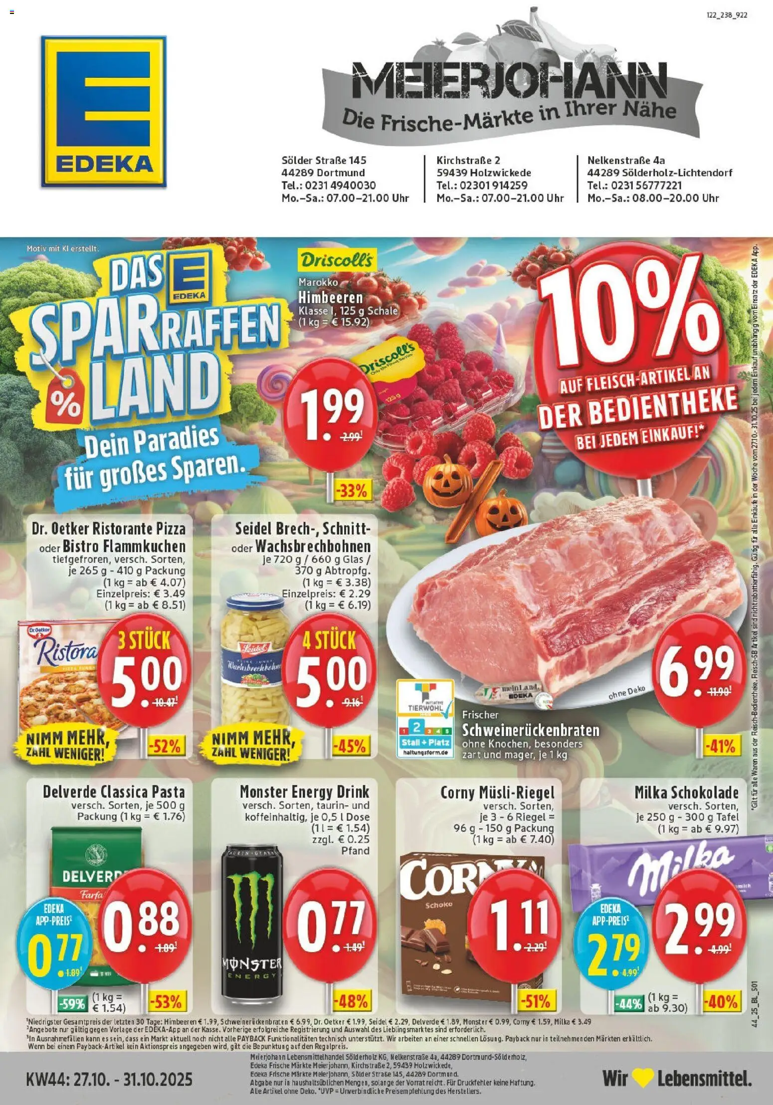 EDEKA Prospekt ab 26.10.2025 - Prospekt Holzwickede Online