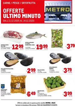 Anteprima dell'opuscolo Volantino Offerte Freschissimi dal negozio Metro valido da 11/12/2025