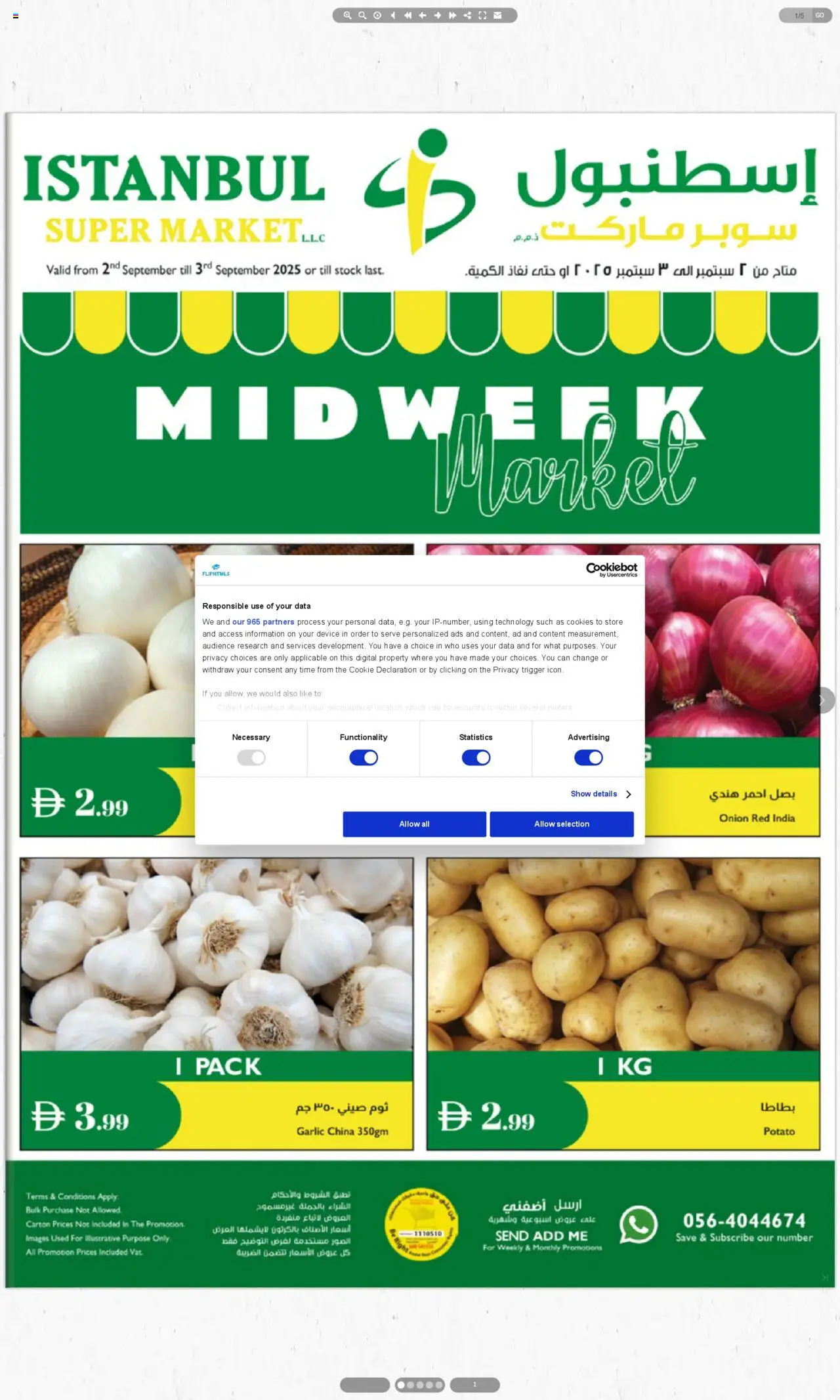 Catalogue Istanbul Supermarket catalog - the latest offers and deals valid from 2 Sep, 2025 page 1