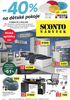 Náhled nabídky: Sconto nábytek Leták platný od 06.08.2025