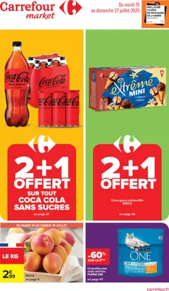 Prévisualisation de Catalogue de la semaine 29 du magasin Carrefour Market formulaire valide 15/07/2025