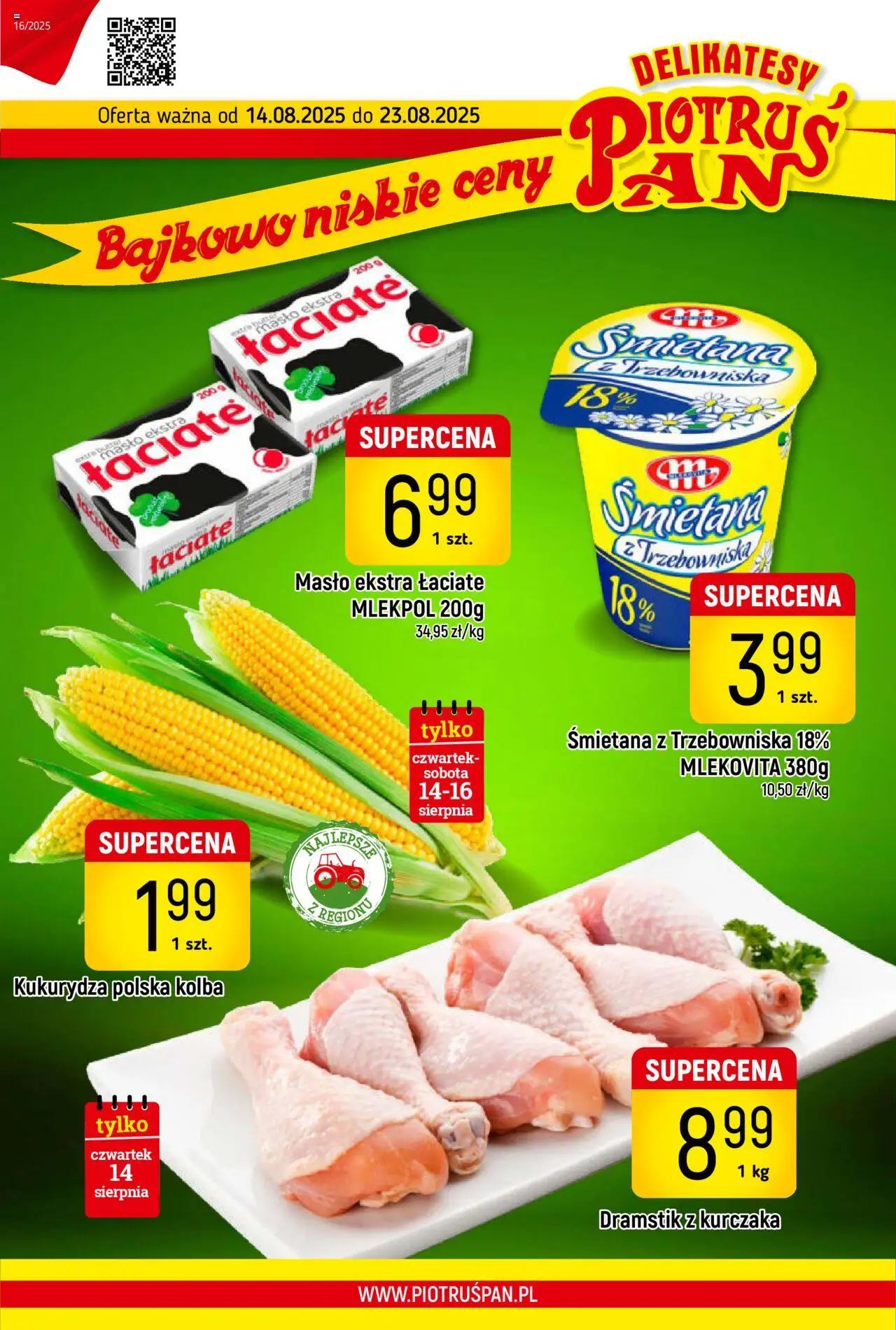 Piotruś Pan Gazetka od 14.08.2025 - Nowa Gazetka - Numer strony 1