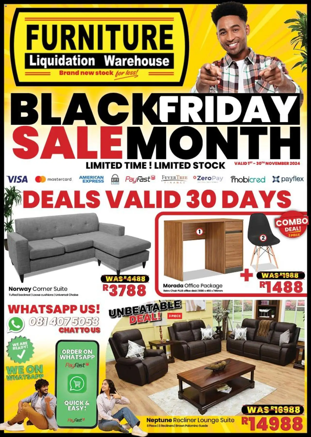 Furniture Liquidation Warehouse specials November 2024 > Catalogue