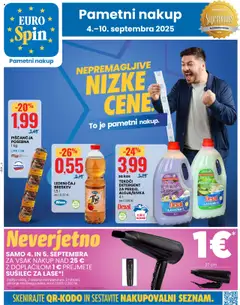 Predogled kataloga iz trgovine Eurospin veljaven od 04.09.2025