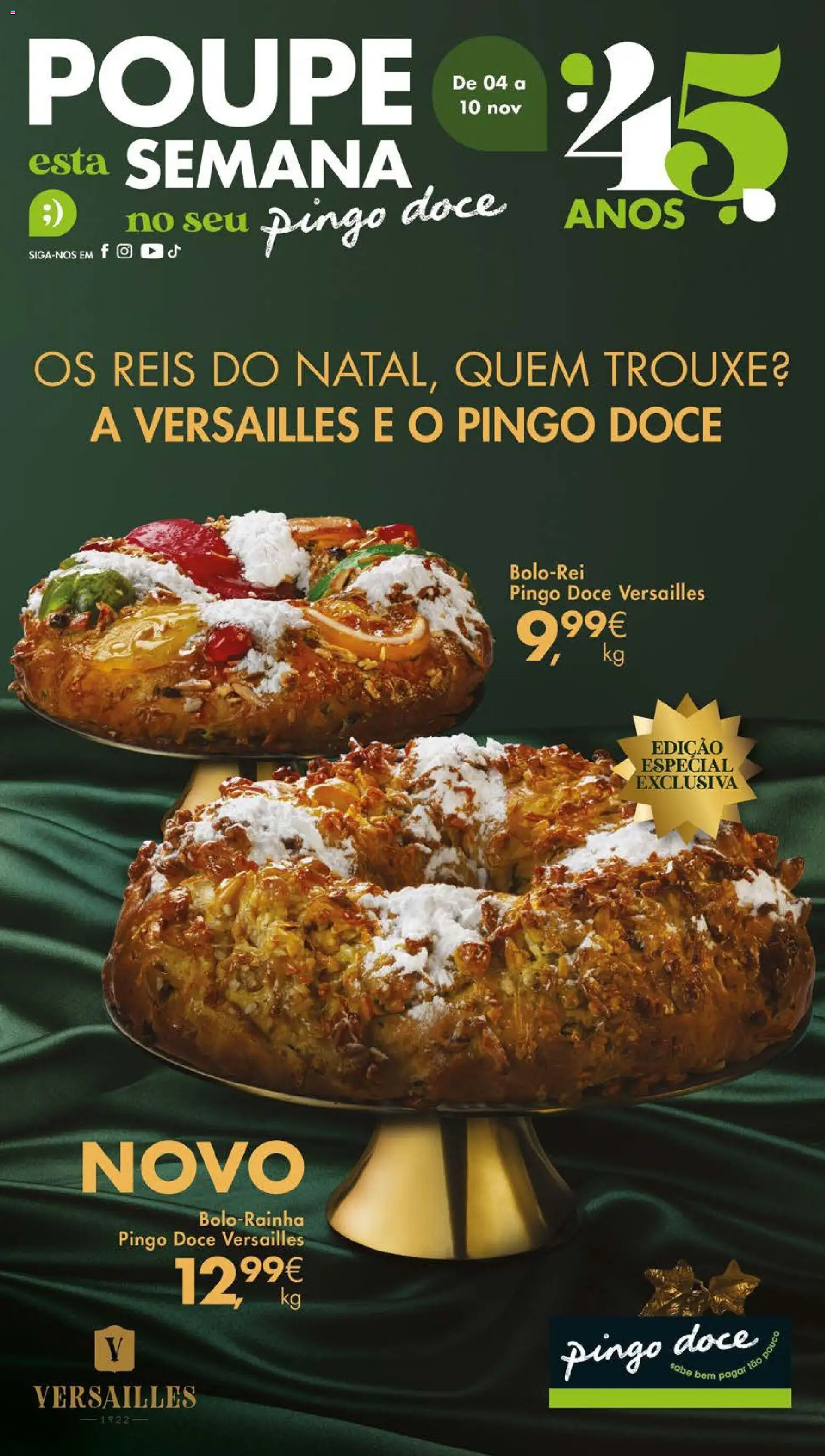 Pré-visualização do folheto da loja Pingo Doce válida a partir de 04/11/2025