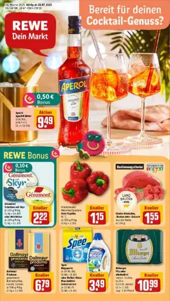 Vorschau von dem Prospekt des Geschäftes Rewe, gültig ab dem 28.07.2025