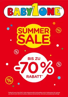 Vorschau von dem Prospekt des Geschäftes BabyOne, gültig ab dem 25.07.2025