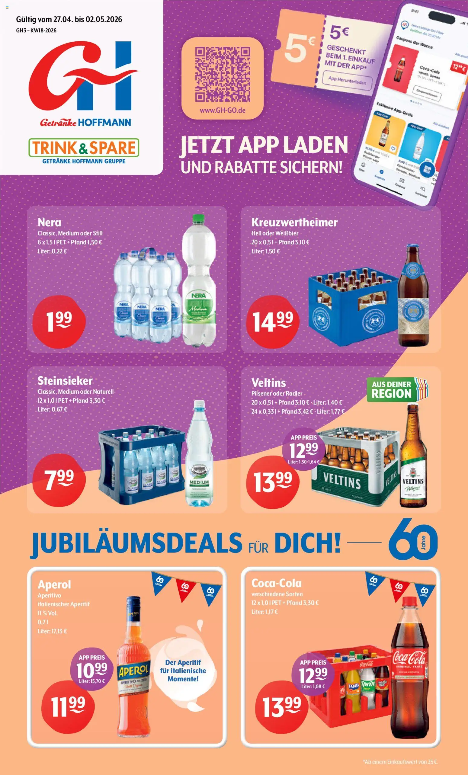 Vorschau von dem Prospekt des Geschäftes Trink und Spare, gültig ab dem 27.04.2026