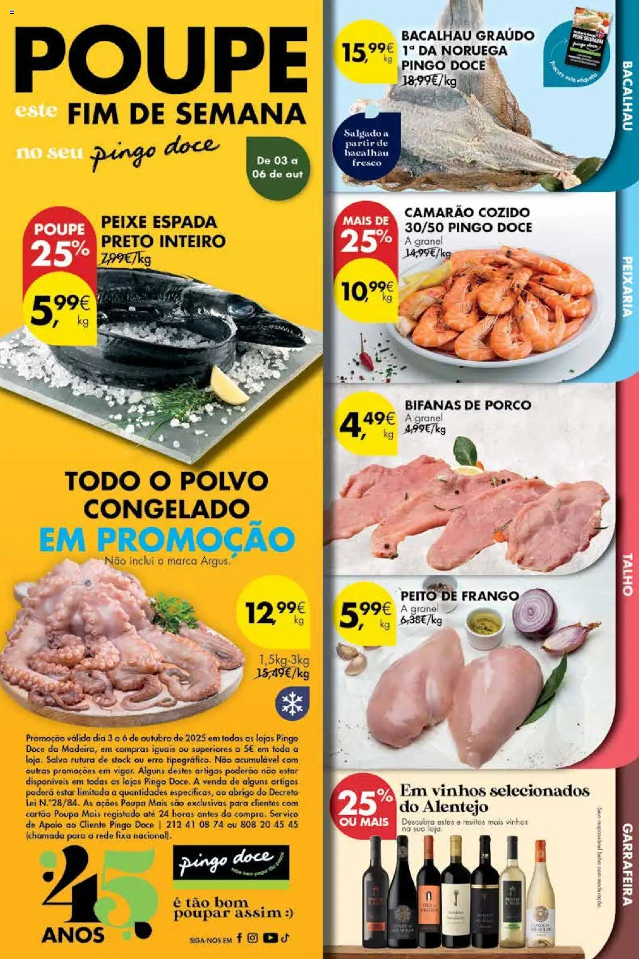 Pingo Doce Folheto de 03/10/2025 - catálogo esta semana - página 1