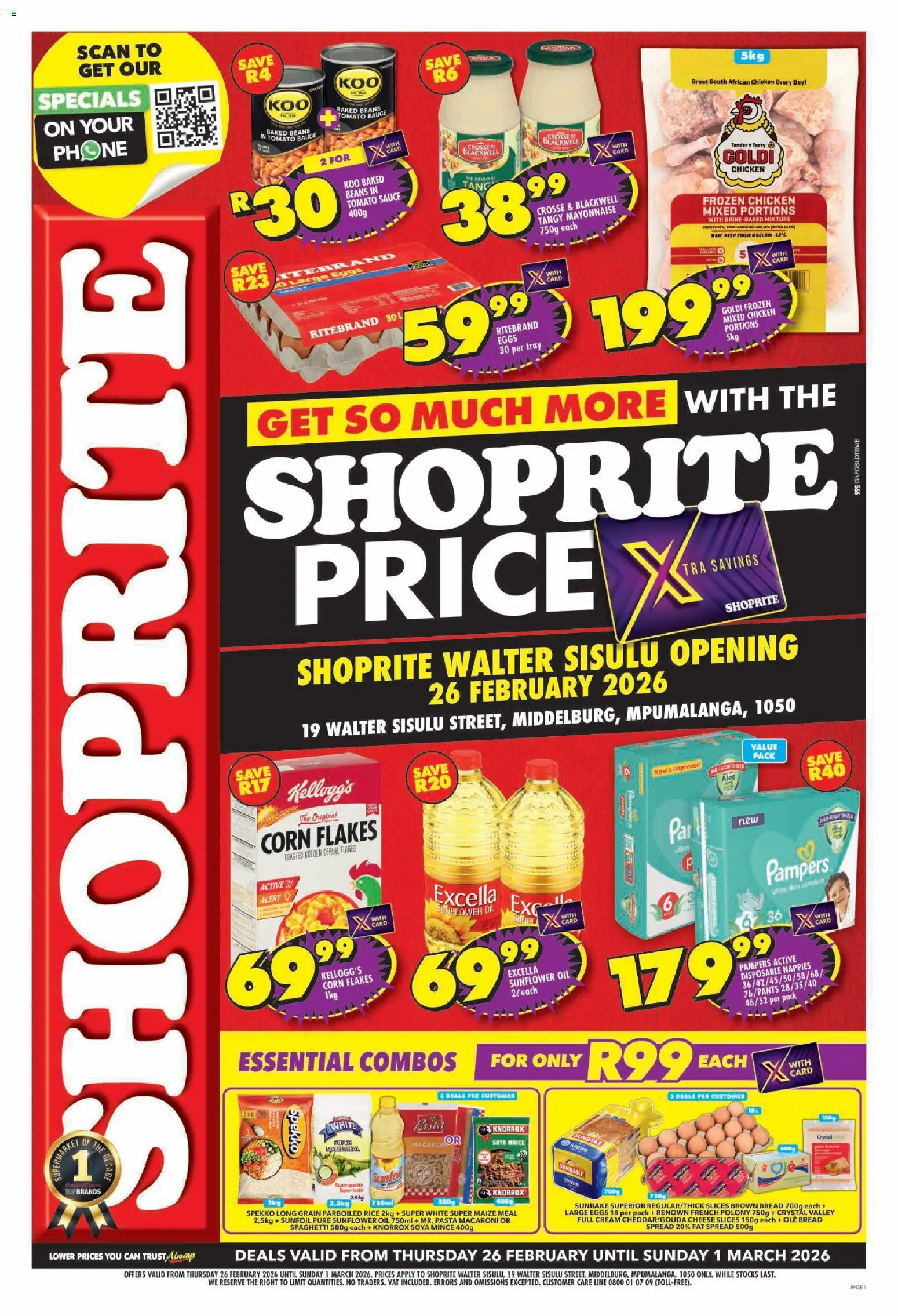 Preview of Shoprite flyer valid from 26/02/2026