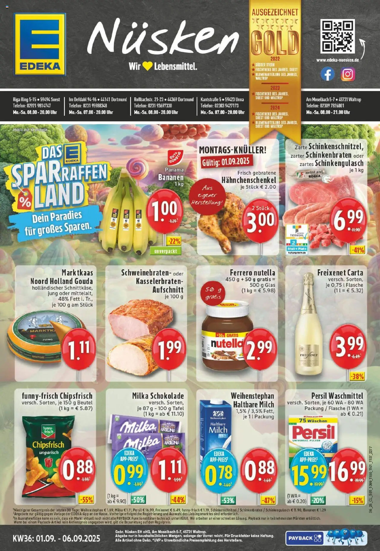EDEKA Prospekt ab 01.09.2025 - Prospekt Dortmund Online