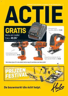 Voorbeeld van Folder van winkel Hubo geldig vanaf 08-09-2025
