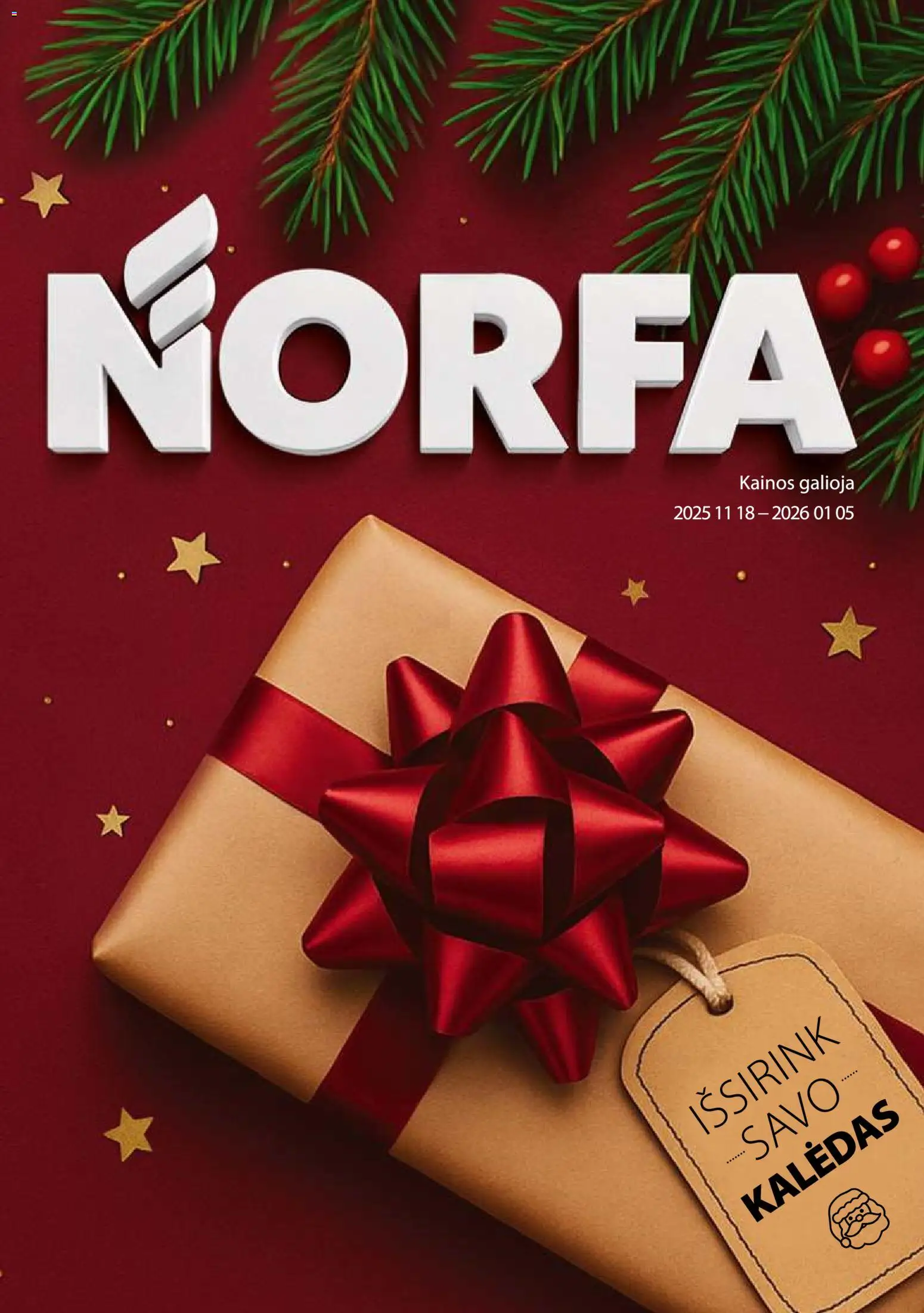NORFA parduotuvės leidinio Leidinys galiojančio nuo 2025.11.18 peržiūra