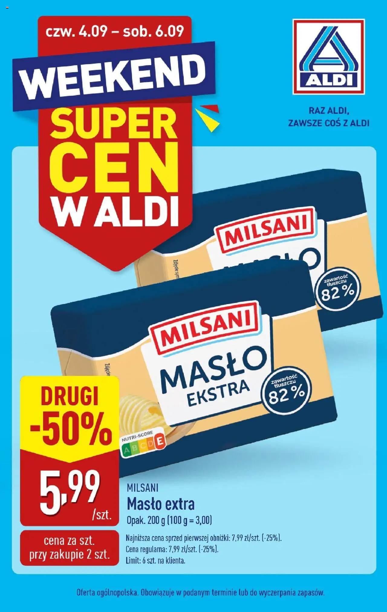 Aldi Promocje weekend od 04.09.2025 - Nowa Gazetka - Numer strony 1