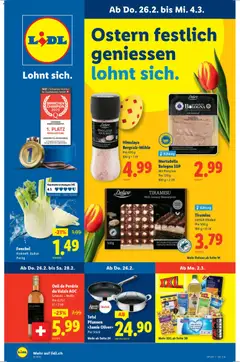 Vorschau des Merkblatts Aktionen vom Shop Lidl gültig von 26.02.2026 bis 04.03.2026