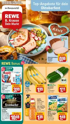 Vorschau von dem Prospekt des Geschäftes Rewe, gültig ab dem 14.09.2025