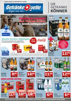 Vorschau von dem Prospekt des Geschäftes Getränke Quelle, gültig ab dem 30.03.2026