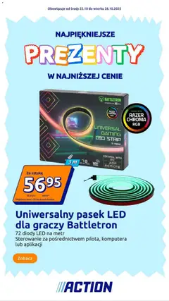 Pogląd gazetki "Presents" ze sklepu Action ważnej od 22.10.2025